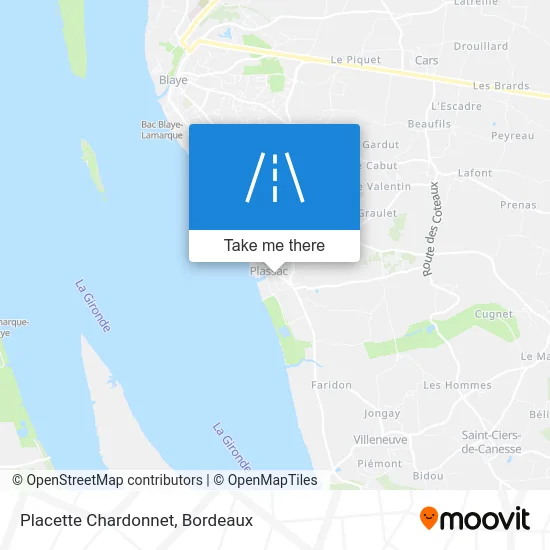Placette Chardonnet map