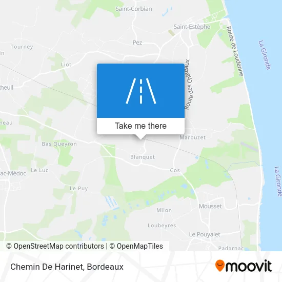 Chemin De Harinet map