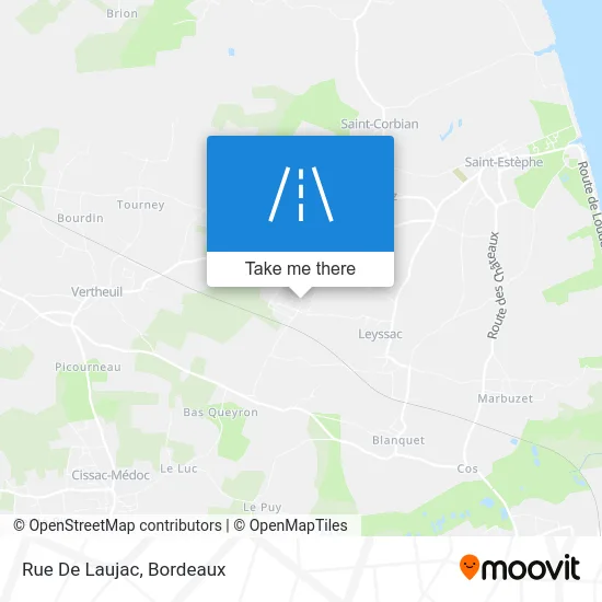 Rue De Laujac map