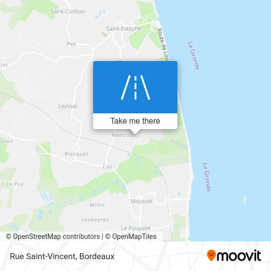 Rue Saint-Vincent map