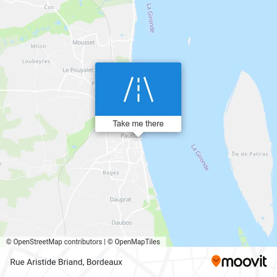 Rue Aristide Briand map