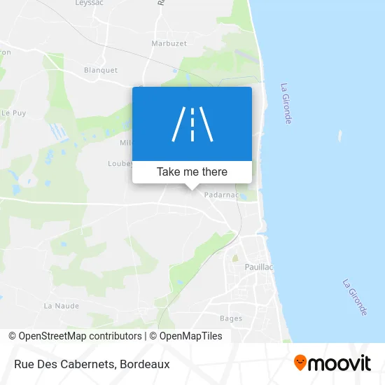 Rue Des Cabernets map