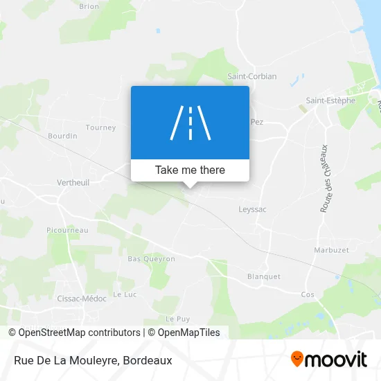 Rue De La Mouleyre map