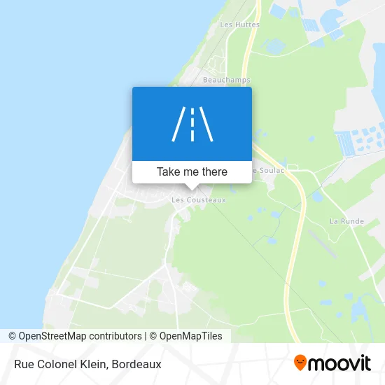 Rue Colonel Klein map