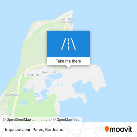 Impasse Jean Pares map
