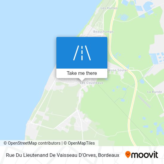 Rue Du Lieutenand De Vaisseau D'Orves map