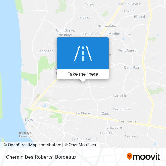 Chemin Des Roberts map