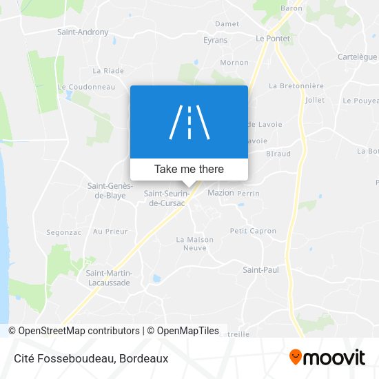 Cité Fosseboudeau map