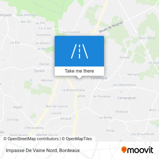 Impasse De Vaine Nord map