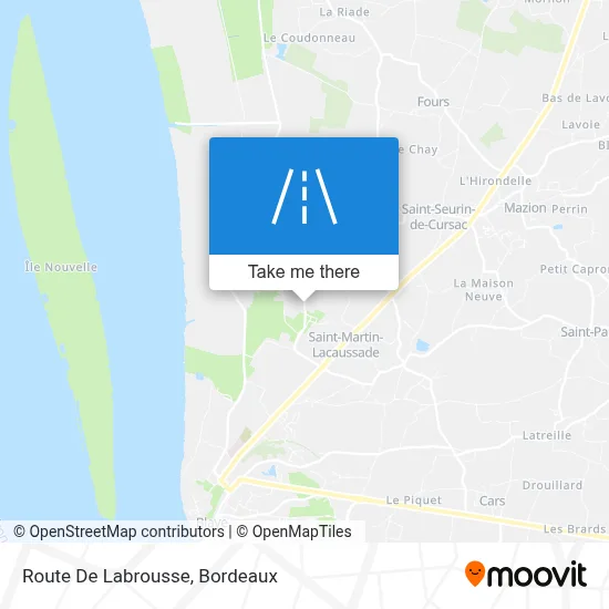 Route De Labrousse map