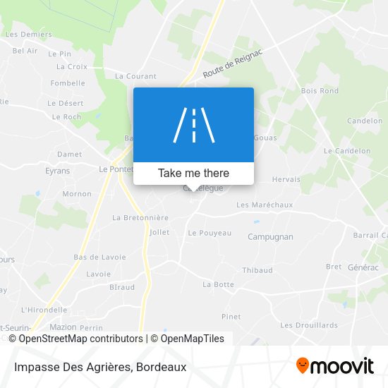 Impasse Des Agrières map