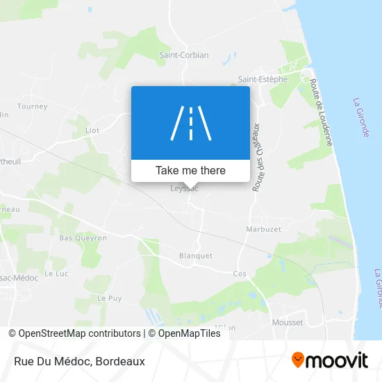 Rue Du Médoc map