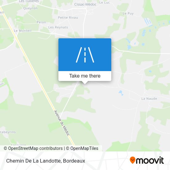 Chemin De La Landotte map