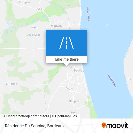Résidence Du Saucina map