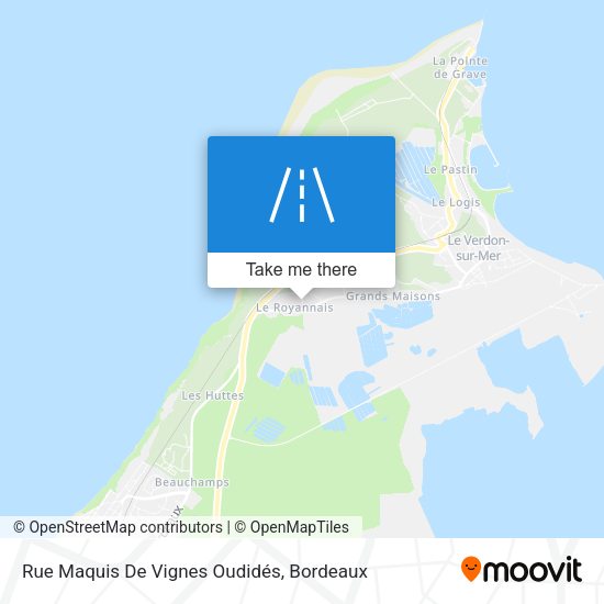 Rue Maquis De Vignes Oudidés map