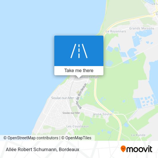 Allée Robert Schumann map