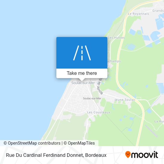 Rue Du Cardinal Ferdinand Donnet map