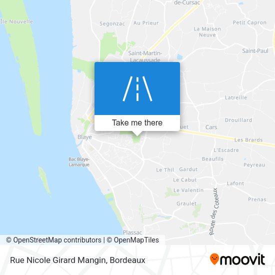 Rue Nicole Girard Mangin map