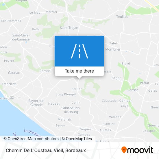 Chemin De L'Ousteau Vieil map