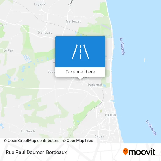 Rue Paul Doumer map