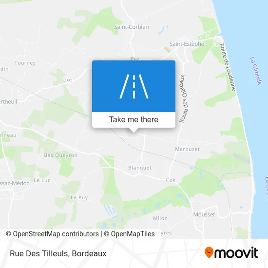 Rue Des Tilleuls map