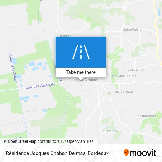 Résidence Jacques Chaban Delmas map