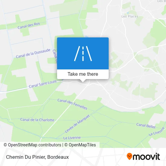 Chemin Du Pinier map