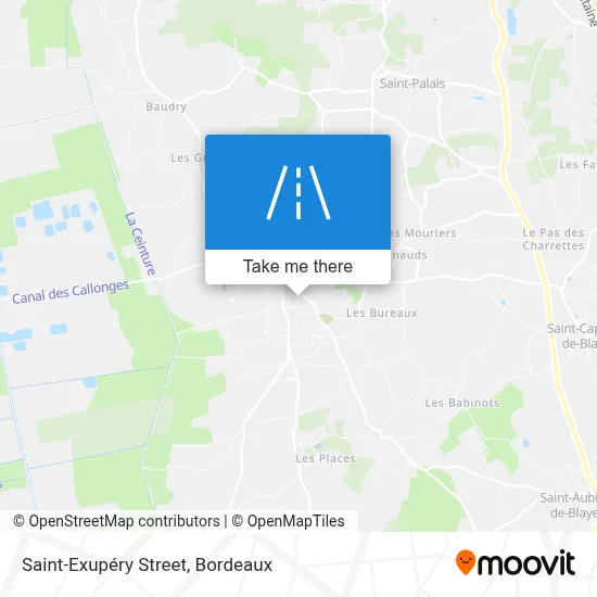 Rue Saint-Exupéry map