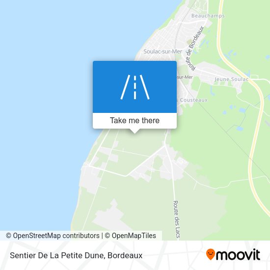 Sentier De La Petite Dune map