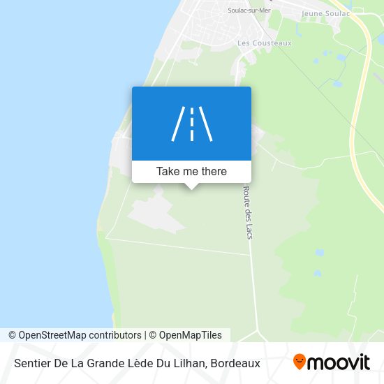 Sentier De La Grande Lède Du Lilhan map