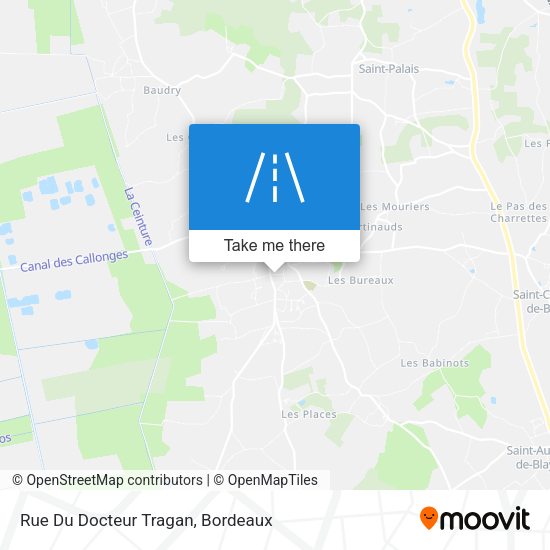 Rue Du Docteur Tragan map