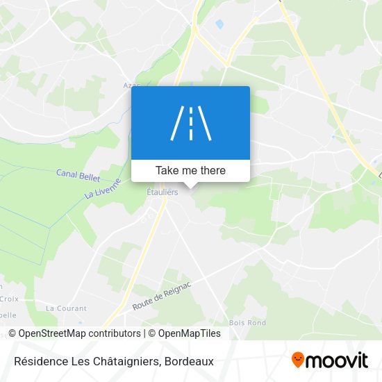 Résidence Les Châtaigniers map