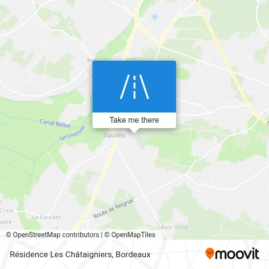 Résidence Les Châtaigniers map