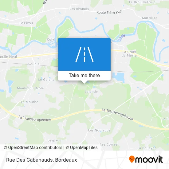 Rue Des Cabanauds map
