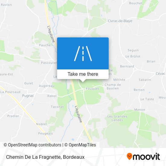 Chemin De La Fragnette map