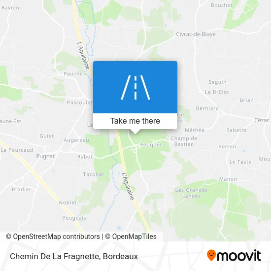 Chemin De La Fragnette map