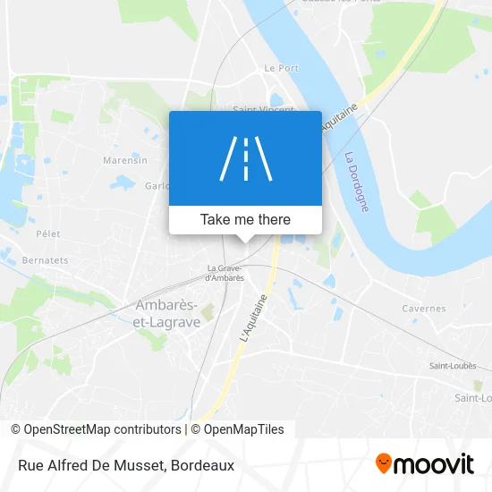 Rue Alfred De Musset map