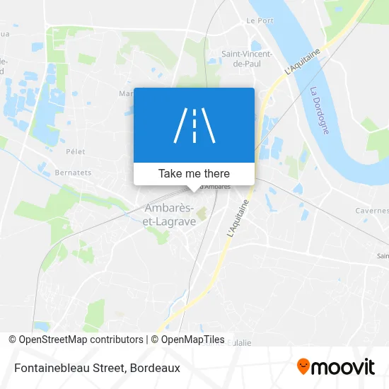 Rue De Fontainebleau map