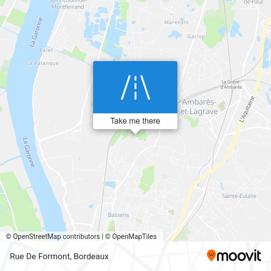 Rue De Formont map