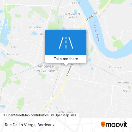 Rue De La Vierge map