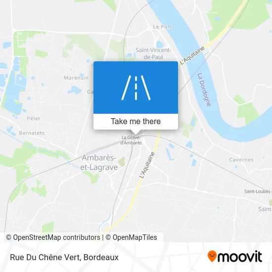 Rue Du Chêne Vert map