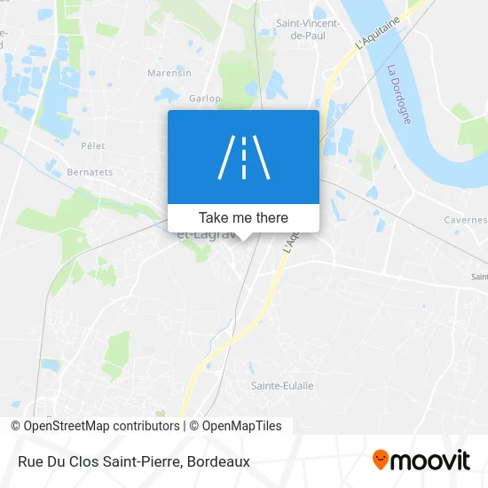 Rue Du Clos Saint-Pierre map