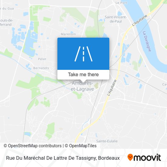 Rue Du Maréchal De Lattre De Tassigny map