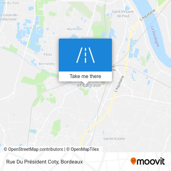 Rue Du Président Coty map