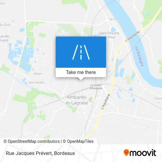 Rue Jacques Prévert map