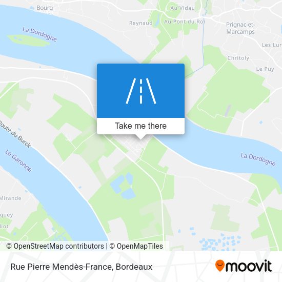 Rue Pierre Mendès-France map