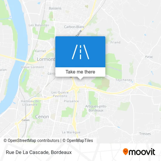 Rue De La Cascade map