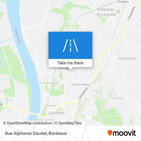 Rue Alphonse Daudet map