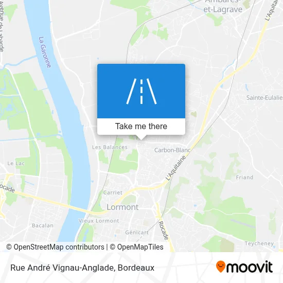 Rue André Vignau-Anglade map