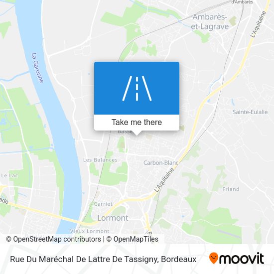 Rue Du Maréchal De Lattre De Tassigny map